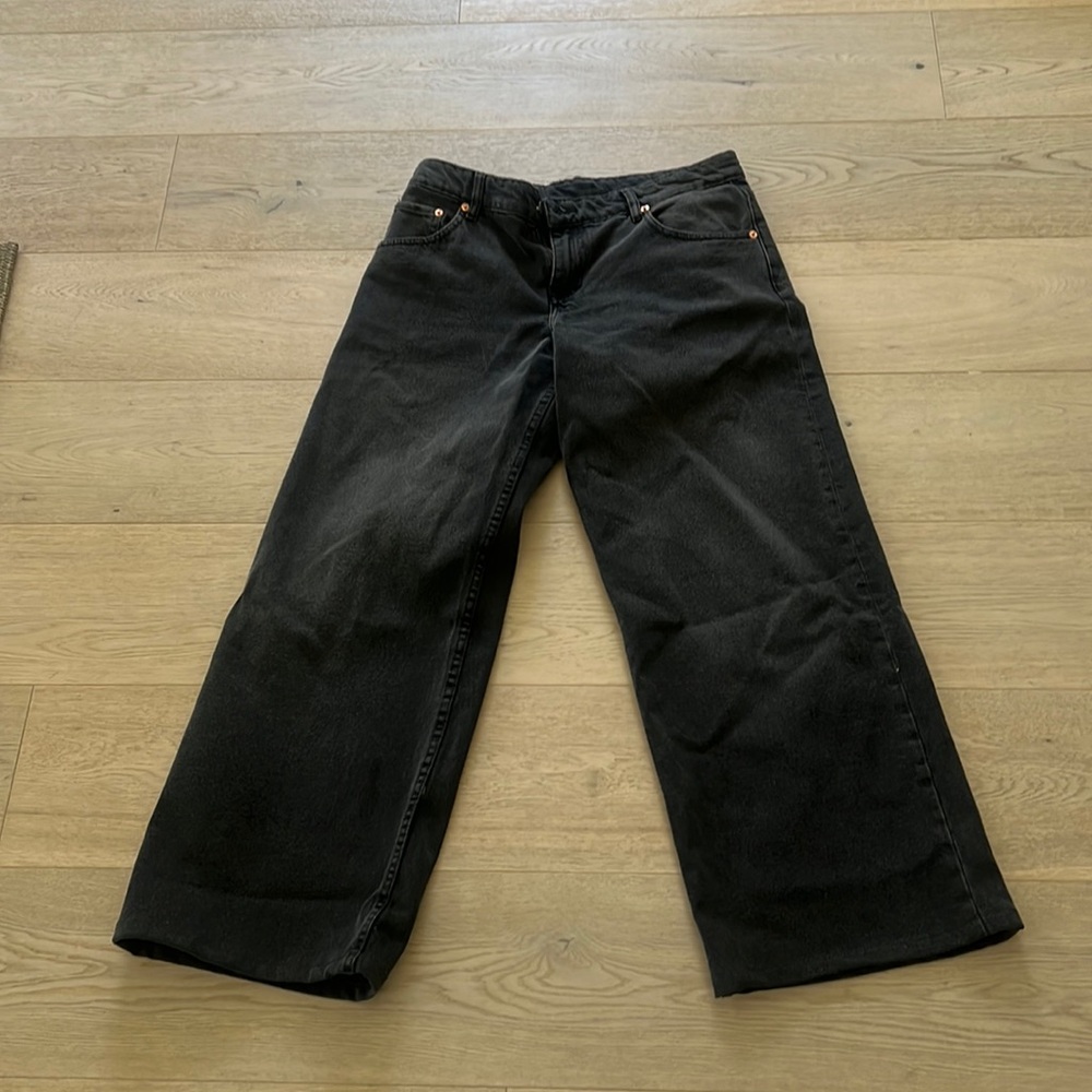 Motels rock low rise parallel jeans in vintage black